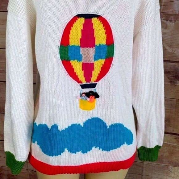 Vintage Balloon Sweater Size Large - Picture 7 of 8
